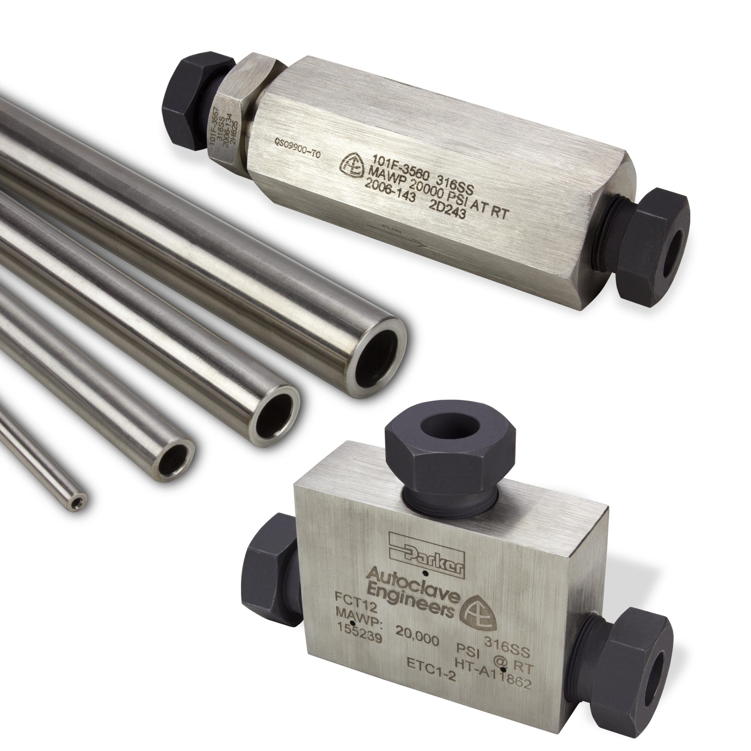 autoclave engineers rør, fitting og adapter