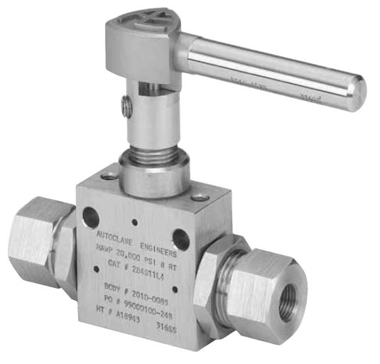 Kugleventil- 1/4” 2-Vejs - QS Serie