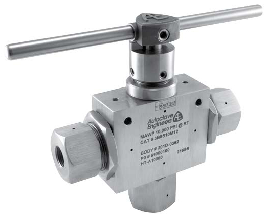 Kugleventil- 3-Vejs Serie (1/2” Orifice / Åbning)