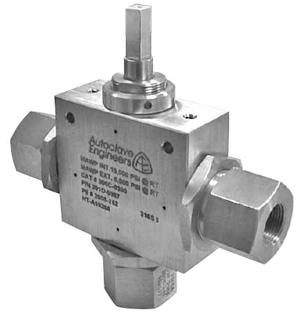 Kugleventil- 3-Vejs Undervands Serie (1/2” Orifice / Åbning)