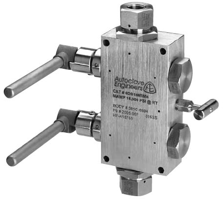 Kugleventil- Double Block & Bleed - 6DB Serie