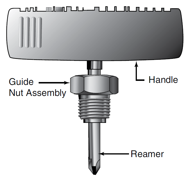 Reseating tool - For female tubing connection cone seat - Reamer Complete