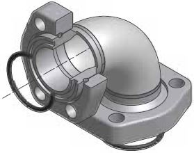Vinkel Flange