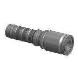 Flange Lige  Indstik -  Flange (Flat Seat)