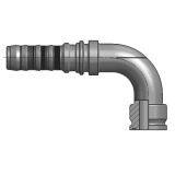 Flange Vinkel 90° Indstik -  Flange (Flat Seat)
