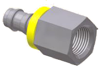 NPT Lige  Indstik - NPT/NPTF Hun (Fast) (Gevind)