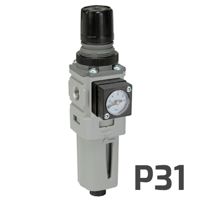 Filterregulator til serie P31, P32 og P33
