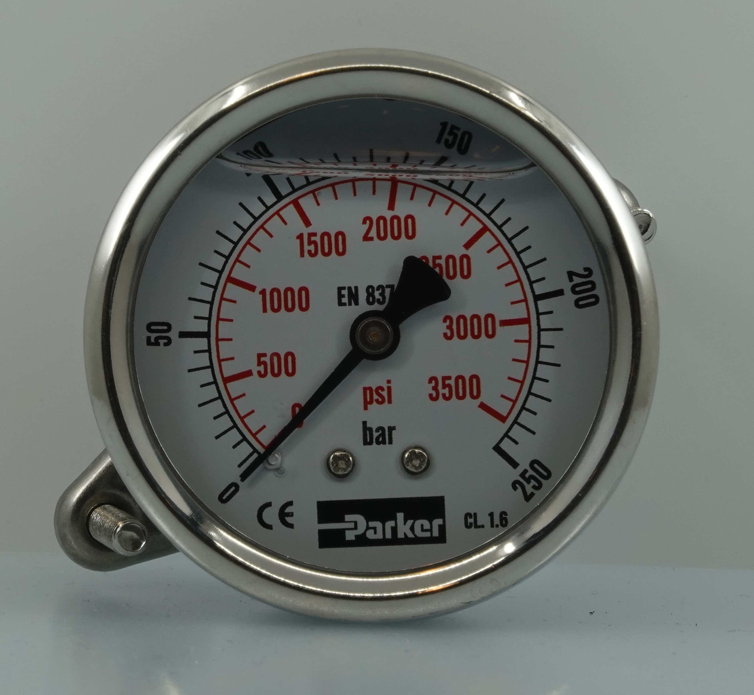 Manometer Glycerin Ø63mm 0-400Bar Bagudvendt