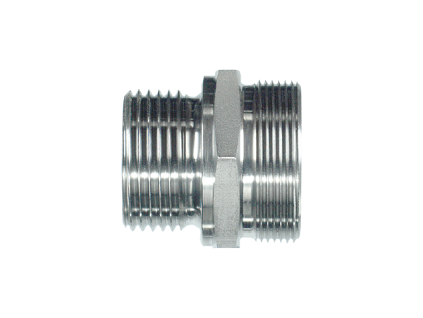 Straight Adaptors BSP - Metric - 60°- Cone