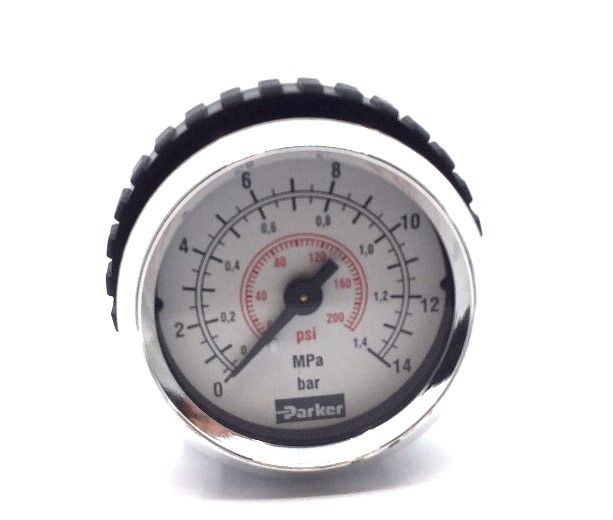 Manometer Luft/Pneumatik 0-14 Bar Ø40/50mm