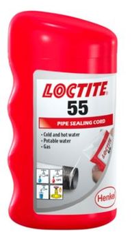 Rørtætningssnor Loctite 55 GAS godkendt